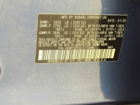 Used 2020 Subaru Outback Touring XT AWD/4WD image 11