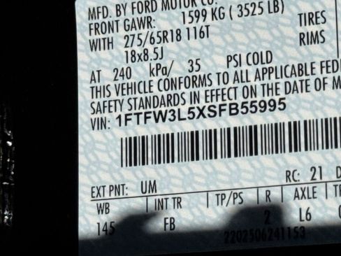 New 2025 Ford F150 XLT w/ Equipment Group 302A MID image 32