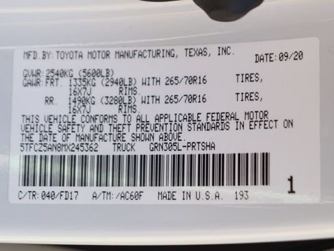 Used 2021 Toyota Tacoma TRD Off-Road w/ Technology Package AWD/4WD image 54