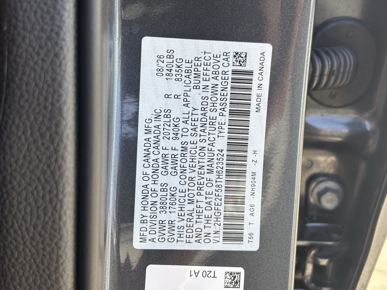 Certified 2026 Honda Civic Sport image 31