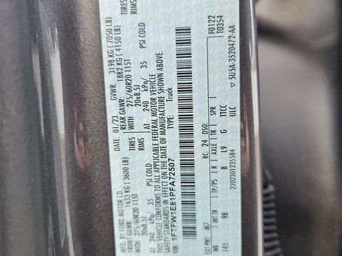 Used 2023 Ford F150 Platinum w/ Equipment Group 701A High image 11