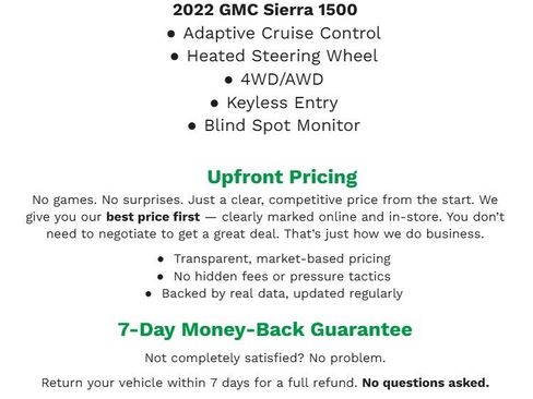 Used 2022 GMC Sierra 1500 SLT w/ SLT Premium Plus Package AWD/4WD image 2