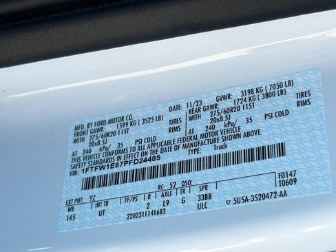 Certified 2023 Ford F150 XLT w/ Equipment Group 302A High AWD/4WD image 37