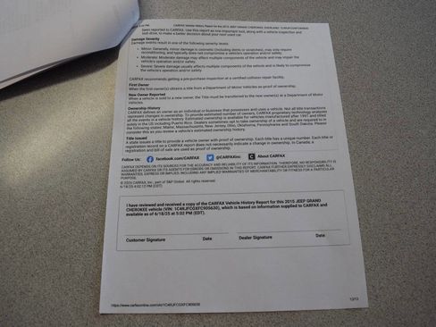 Used 2015 Jeep Grand Cherokee Overland image 76