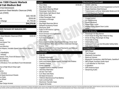 Used 2021 RAM 1500 Warlock AWD/4WD image 43