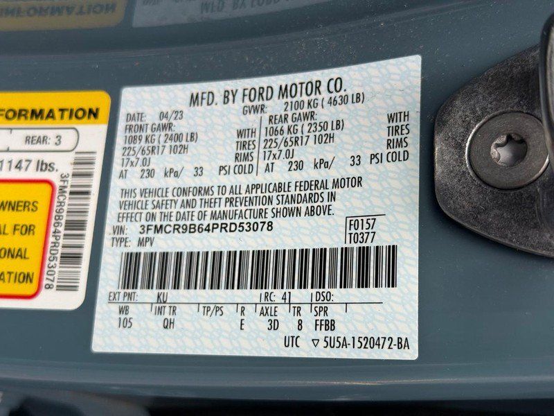 Certified 2023 Ford Bronco Sport Big Bend AWD/4WD image 31