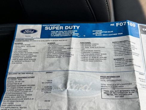 Used 2024 Ford F250 Lariat w/ Black Appearance Package image 44