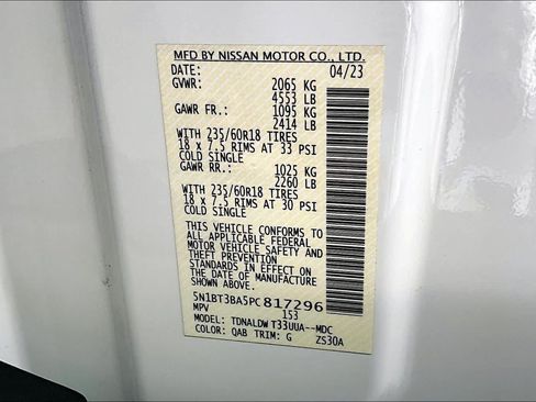 Certified 2023 Nissan Rogue SV FWD image 33