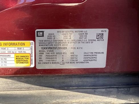 Used 2015 GMC Acadia SLT w/ Open Road Package image 36