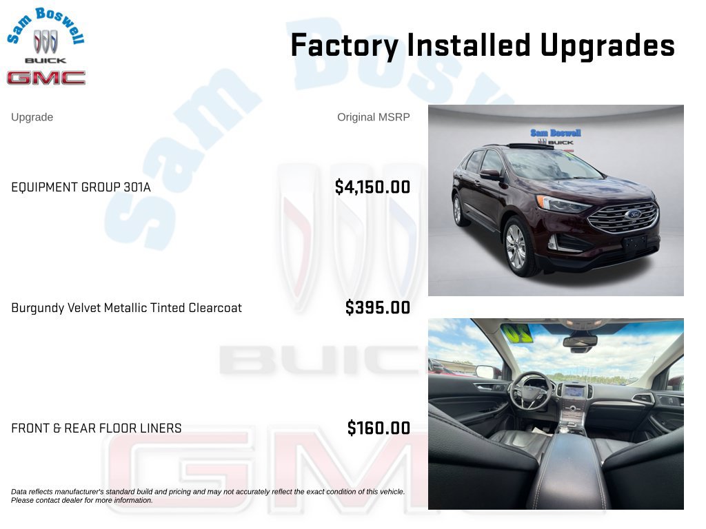 Used 2020 Ford Edge Titanium w/ Equipment Group 301A FWD image 4