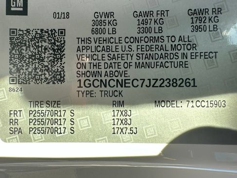 Used 2018 Chevrolet Silverado 1500 W/T w/ WT Convenience Package RWD image 16