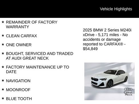 Used 2025 BMW M240i xDrive Coupe AWD/4WD image 9