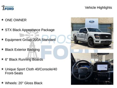 Used 2024 Ford F150 STX w/ STX Black Appearance Package RWD image 5