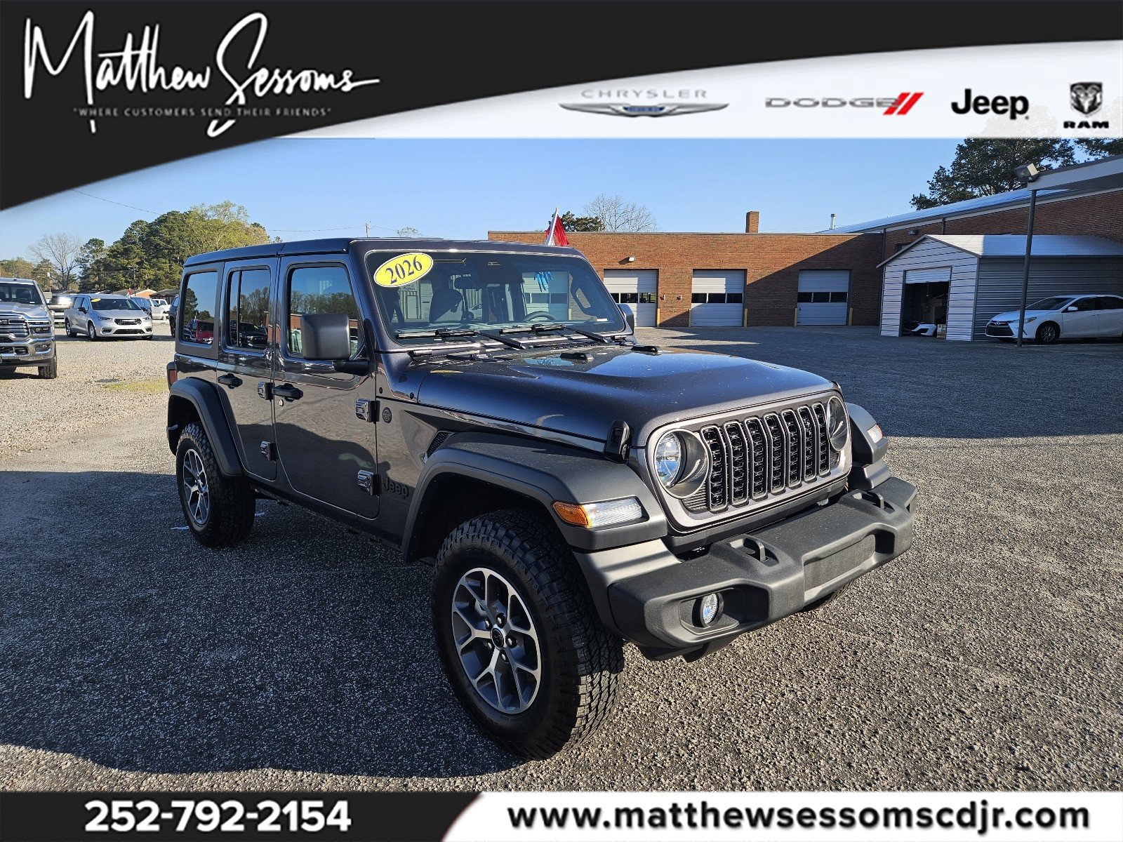 New 2026 Jeep Wrangler Unlimited Sport AWD/4WD image 1