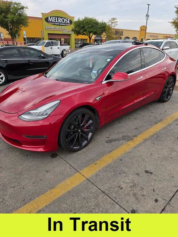 Used 2020 Tesla Model 3 Performance AWD/4WD image 1