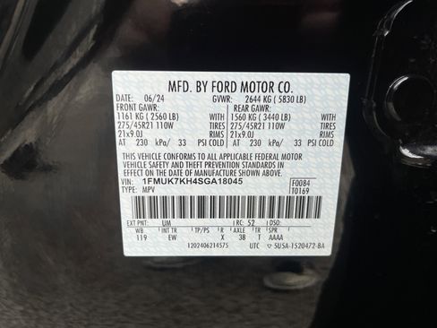 Used 2025 Ford Explorer ST-Line w/ Premium Package RWD image 10