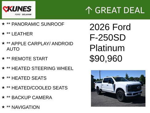 Used 2026 Ford F250 Platinum AWD/4WD image 2