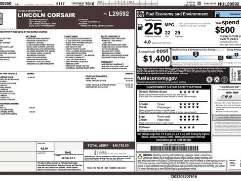 Used 2022 Lincoln Corsair Reserve w/ Equipment Group 201A FWD image 4