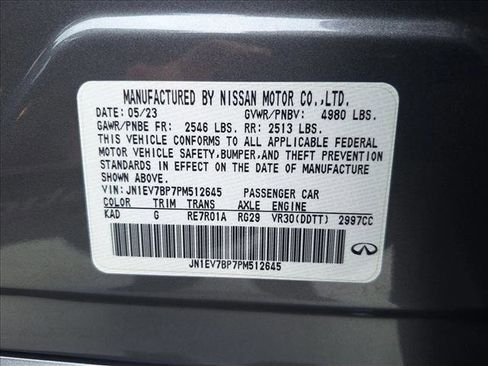 Used 2023 INFINITI Q50 Luxe w/ Cargo Package RWD image 24