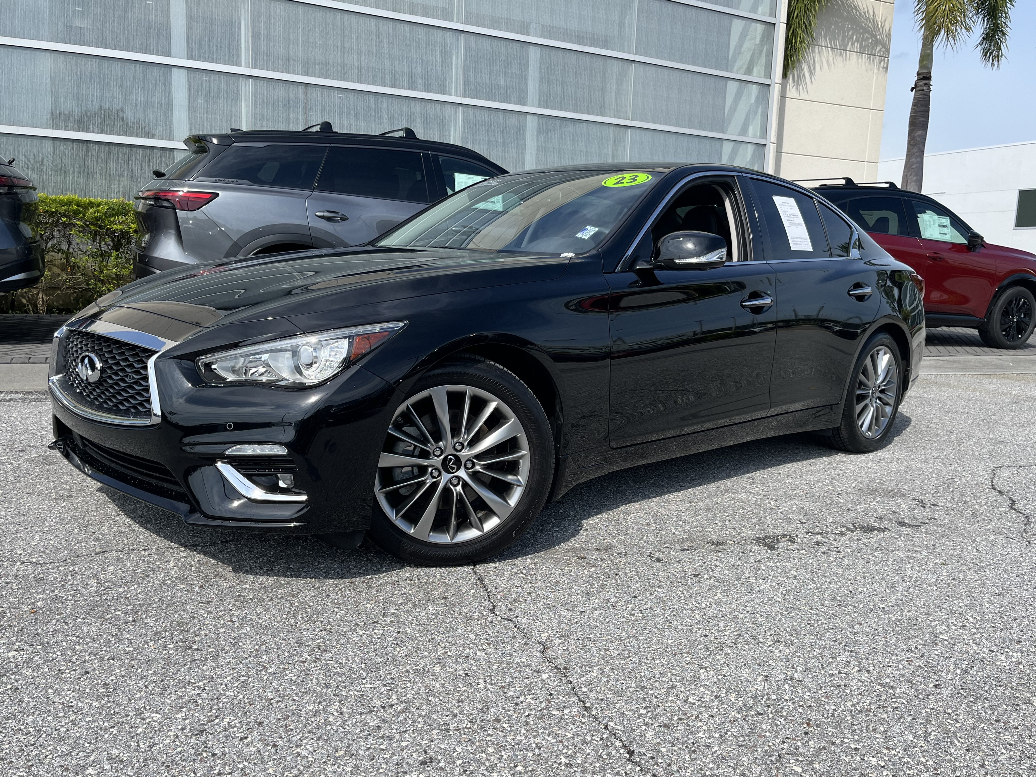 Used 2023 INFINITI Q50 Luxe w/ Cargo Package RWD image 1