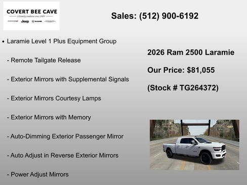 New 2026 RAM 2500 Laramie w/ Night Edition AWD/4WD image 12