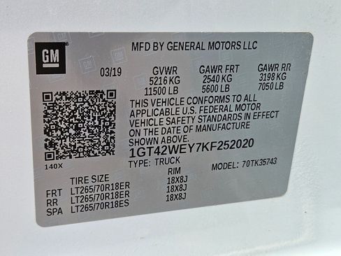 Used 2019 GMC Sierra 3500 Denali w/ Duramax Plus Package AWD/4WD image 35