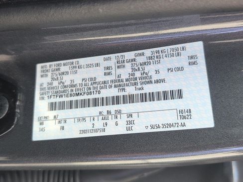 Used 2021 Ford F150 XLT w/ Equipment Group 302A High AWD/4WD image 26