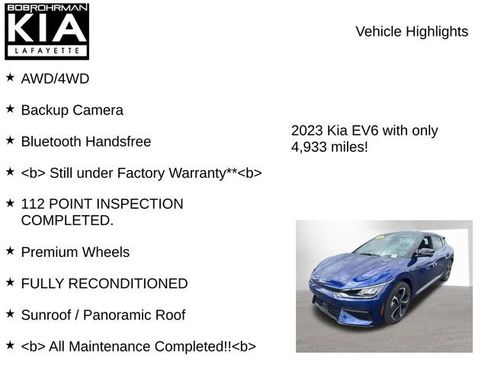 Used 2023 Kia EV6 GT-Line w/ GT-Line Suede Seat Package AWD/4WD image 7
