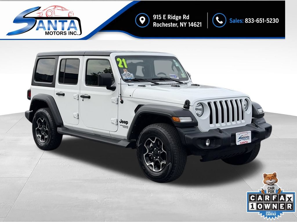 Used 2021 Jeep Wrangler Unlimited Sport AWD/4WD image 3