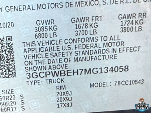 Used 2021 Chevrolet Silverado 1500 Custom RWD image 13