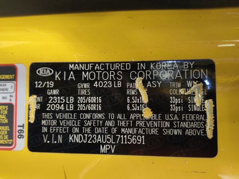 Used 2020 Kia Soul LX FWD image 33