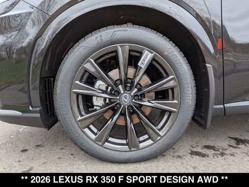 New 2026 Lexus RX 350 F Sport w/ Convenience Package AWD/4WD image 9