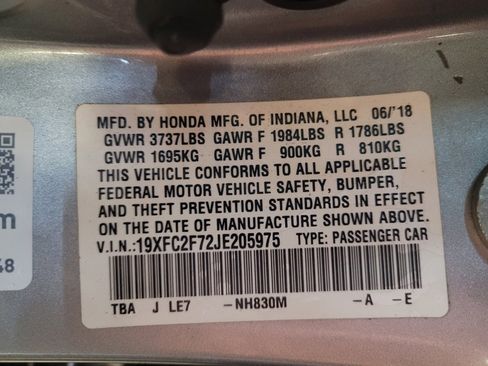 Used 2018 Honda Civic EX image 33