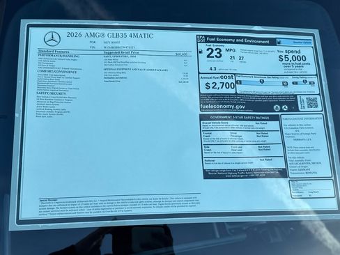 New 2026 Mercedes-Benz GLB 35 AMG 4MATIC image 29