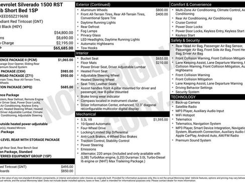 Used 2025 Chevrolet Silverado 1500 RST w/ Convenience Package II AWD/4WD image 5