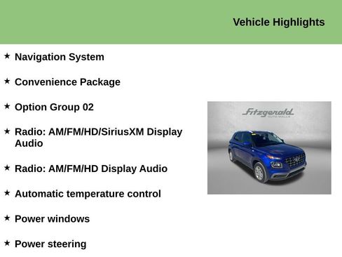 Used 2020 Hyundai Venue SEL w/ Convenience Package FWD image 9