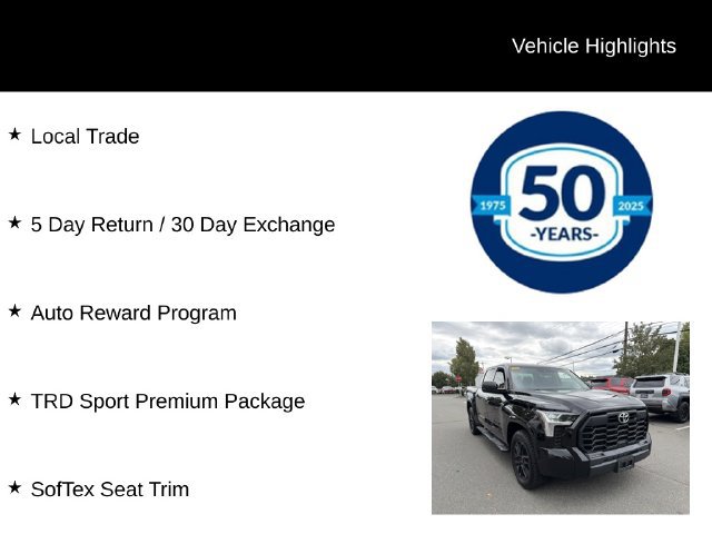 Used 2023 Toyota Tundra SR5 w/ TRD Sport Premium Package AWD/4WD image 5