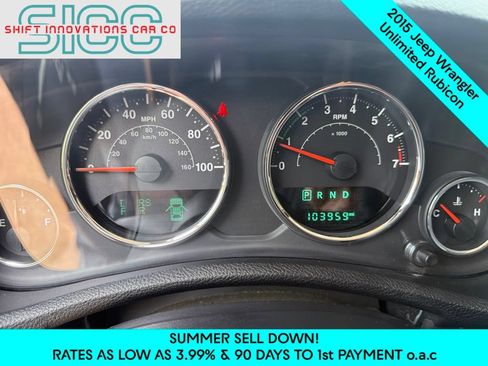 Used 2015 Jeep Wrangler Unlimited Rubicon w/ Connectivity Group AWD/4WD image 10