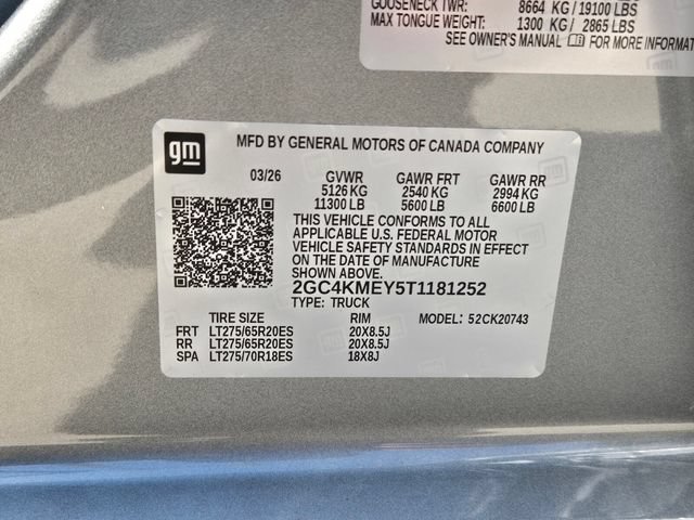 New 2026 Chevrolet Silverado 2500 Custom w/ Custom Value Package AWD/4WD image 21