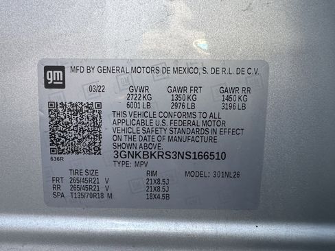 Used 2022 Chevrolet Blazer RS w/ Enhanced Convenience Package image 33