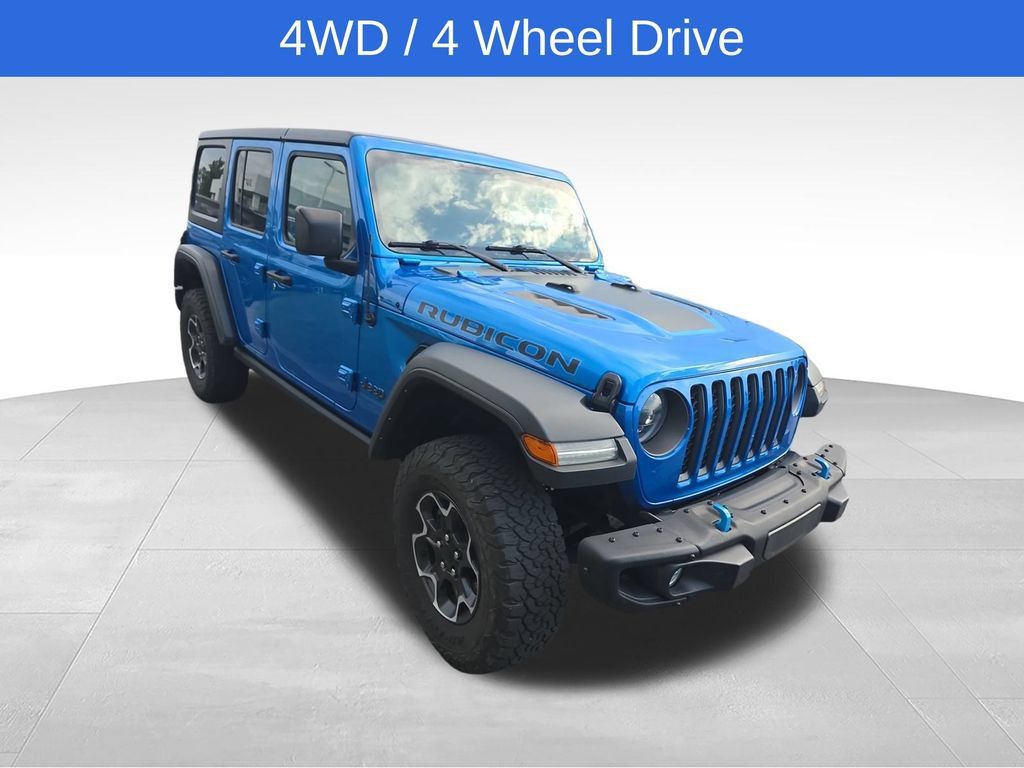 Used 2023 Jeep Wrangler Unlimited Rubicon 4xe w/ Steel Bumper Group AWD/4WD image 9