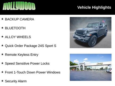 Used 2024 Jeep Wrangler Unlimited Sport AWD/4WD image 3