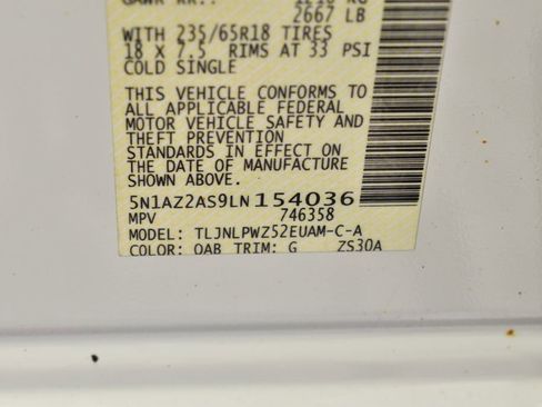 Used 2020 Nissan Murano S w/ Technology Package image 40