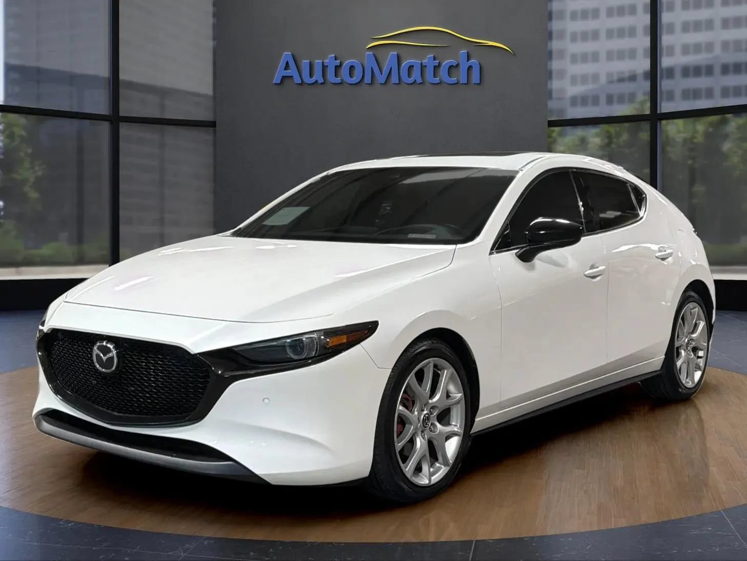 Used 2021 MAZDA MAZDA3 Hatchback w/Premium Plus Pkg AWD/4WD image 3