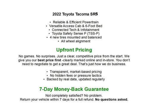 Used 2022 Toyota Tacoma SR RWD image 1