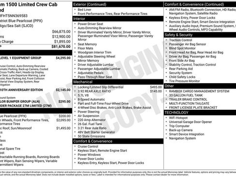 Used 2022 RAM 1500 Limited AWD/4WD image 33