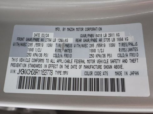 Used 2024 MAZDA CX-90 3.3 Turbo w/ Preferred Plus image 55