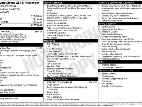 Used 2025 Toyota Sienna XLE w/ XLE Plus Package image 30