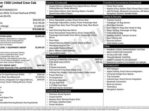 Used 2021 RAM 1500 Limited w/ Night Edition AWD/4WD image 40