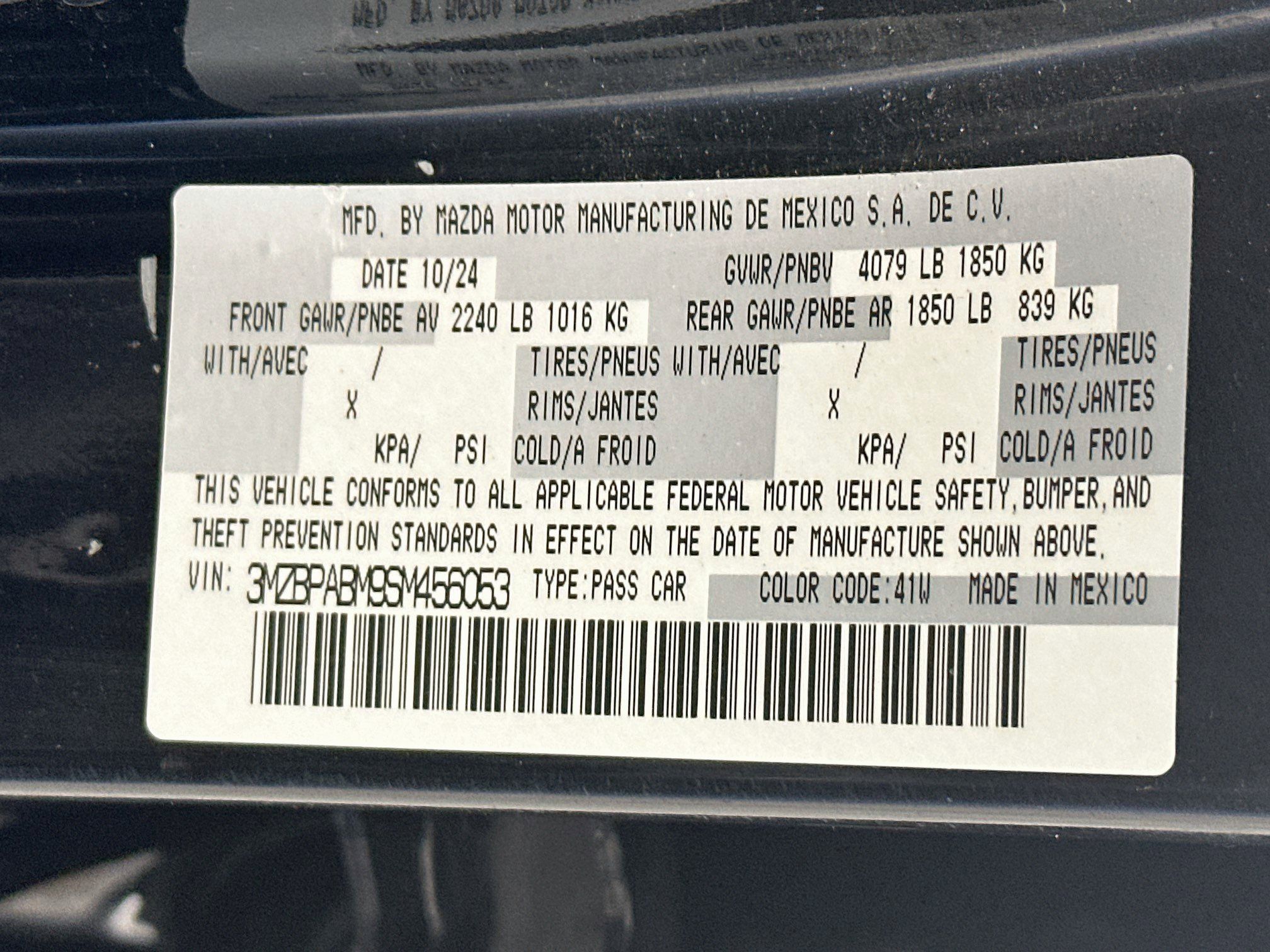 Used 2025 MAZDA MAZDA3 s FWD image 12